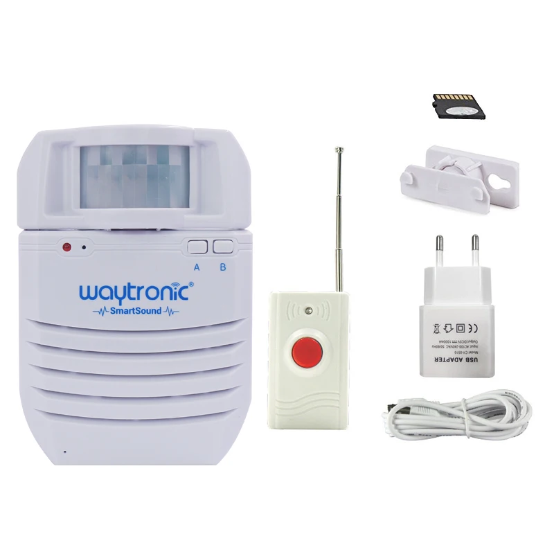 Беспроводной инфракрасный детектор движения на батарейках MP3 аудио плеер