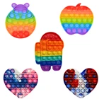 Kawaii Popi игрушка-антистресс, мини-игрушки для снятия стресса, детская игра, ручная игрушка-антистресс, расслабляющая игрушка Поп Ит