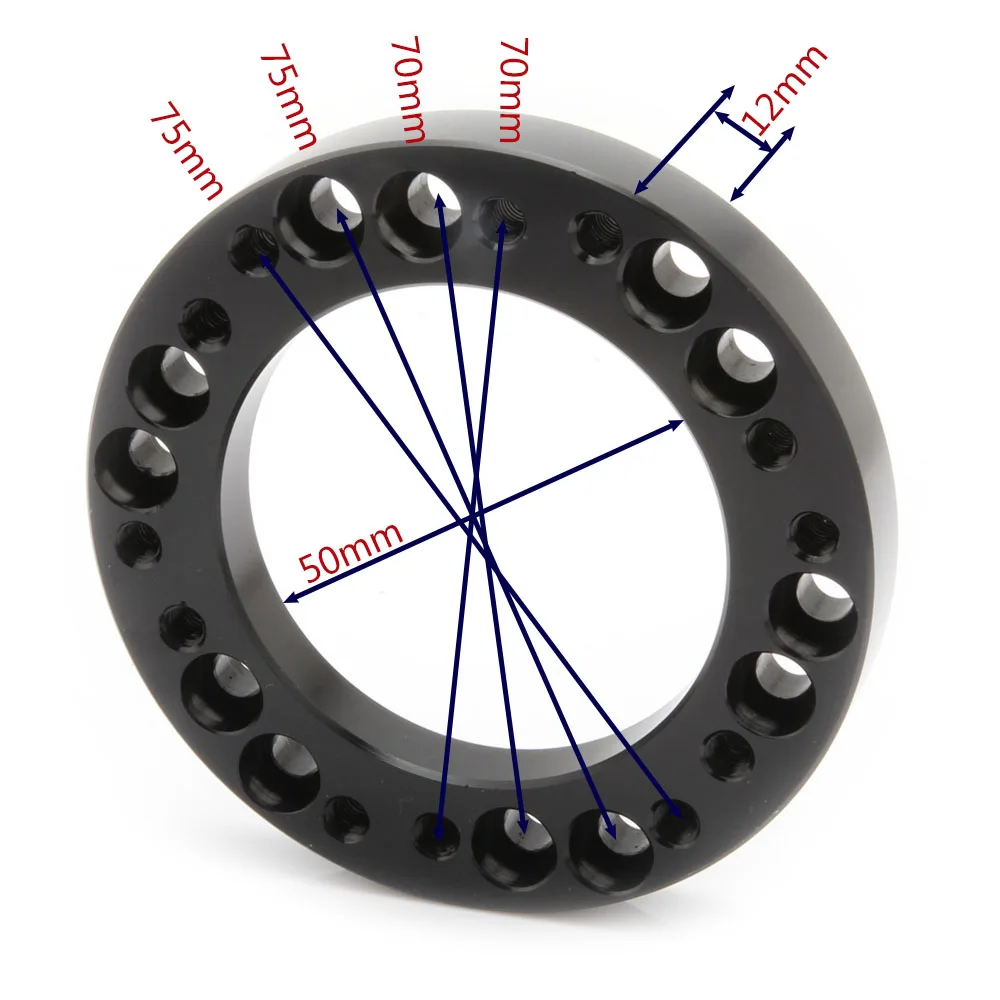 Универсальный 12 мм 1/2 &quotJDM Алюминиевый Комплект для ступицы руля адаптер