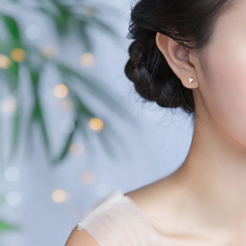 Женские мини-серьги-гвоздики Trusta модные милые миниатюрные серьги из