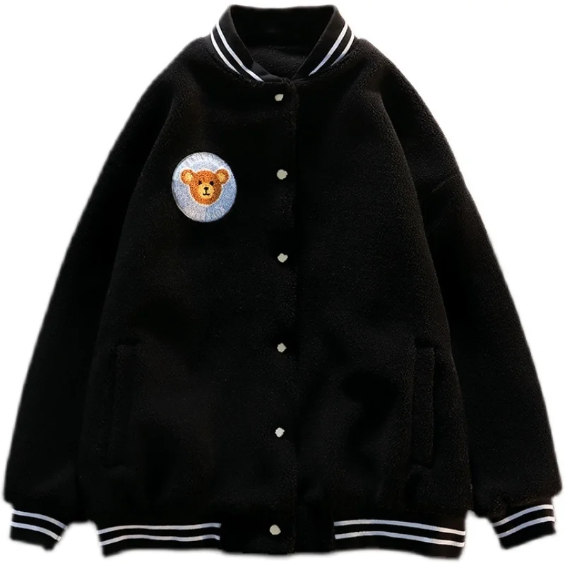 Женская куртка из овечьей шерсти с длинным рукавом | одежда