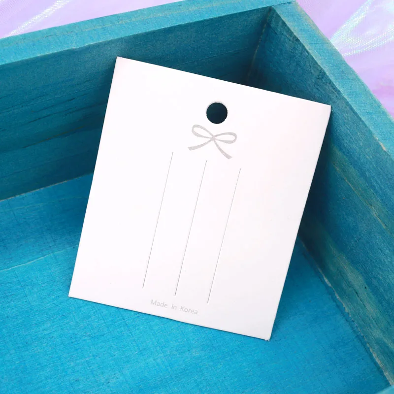 Оптовая продажа 500 шт./лот упаковка для заколки дисплей бумажная карта 6 3x7 2 см