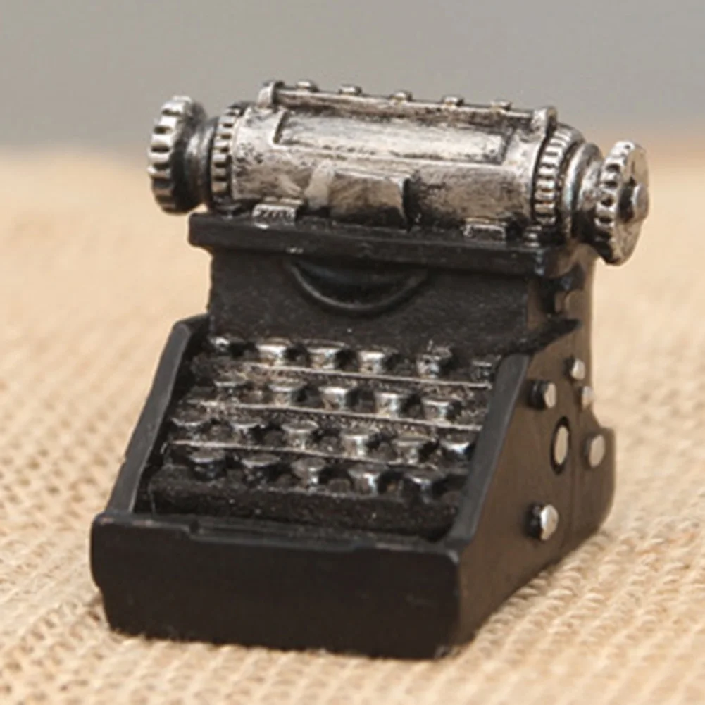 Антикварная полимерная машинка камера статуэтка пианино скульптура украшение