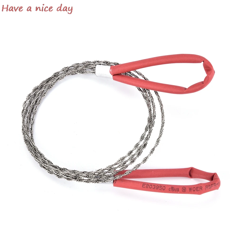 

Manual Hand Steel Rope Chain Saw Practical Portable Emergency Survival Gear Steel Wire Kits Travel ToolsOutdoor Camping Hiking
