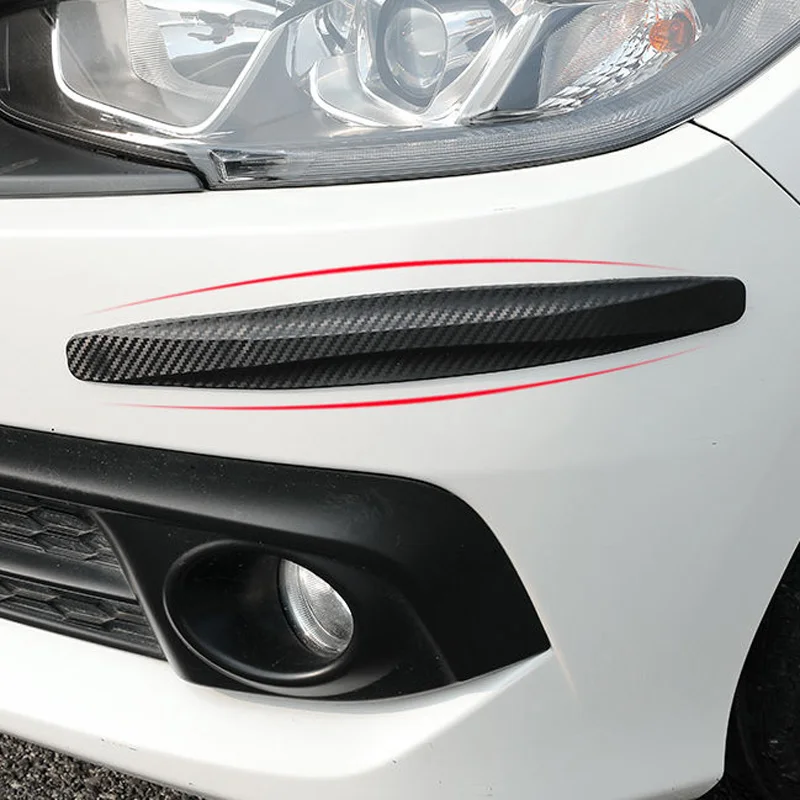 Автомобильная передняя/задняя/Противоударная наклейка на бампер для Fiat Punto 500 Palio