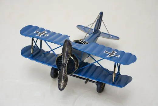 

Photography Props Mini Iron Crafts Retro Biplane Model Home Accessories Gift Ornaments Studio Shoting