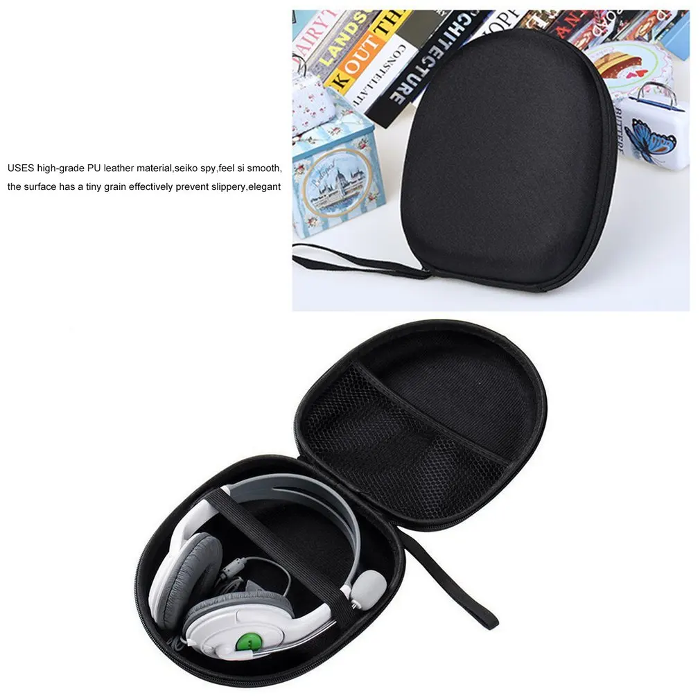 

Hard Headphones Bag Headset Headphones Big Headphones Portable Large EVA Headphones Storage Bag Travel Carrying Case