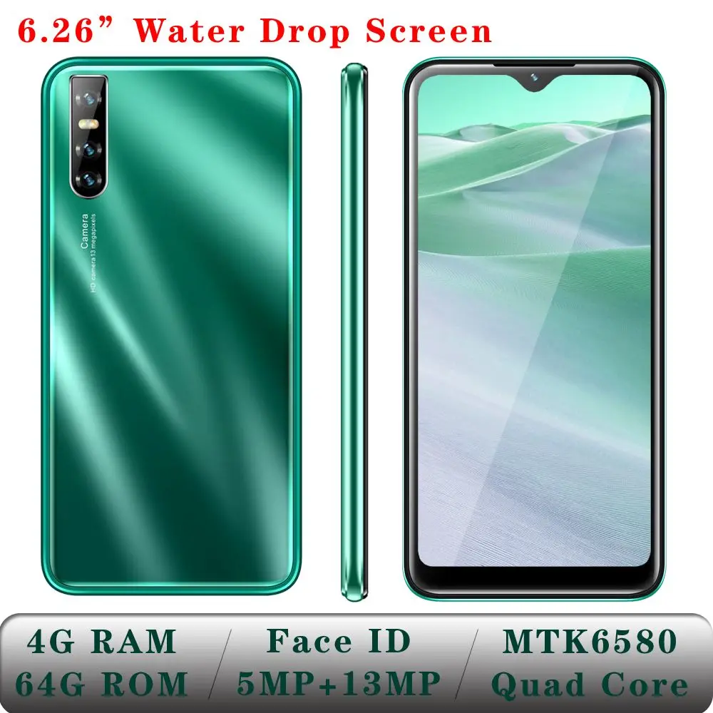 A90 смартфонов 4 Гб Оперативная память 64G Встроенная капли воды Экран 6 26