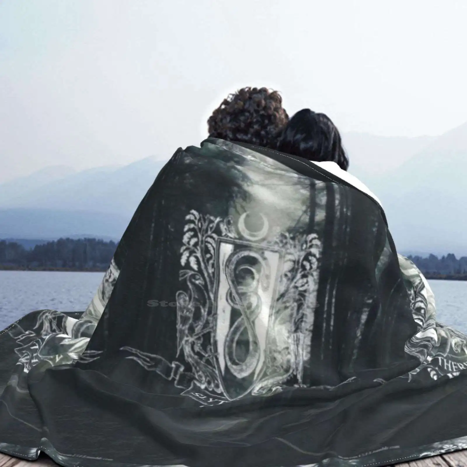 Модное мягкое теплое одеяло с рисунком Слизерина | Дом и сад