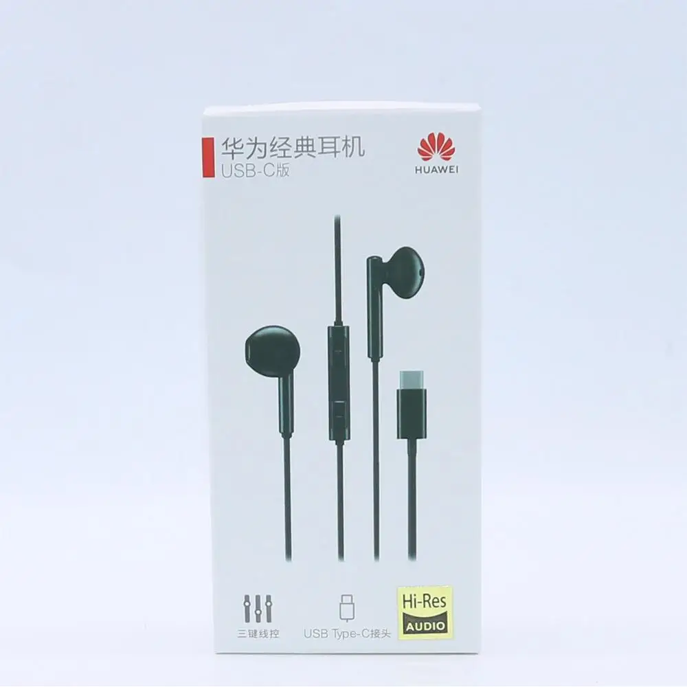 Наушники HUAWEI CM33 наушники-вкладыши с микрофоном USB Type-C для Mate 10 20 Pro X RS P 30 Note |