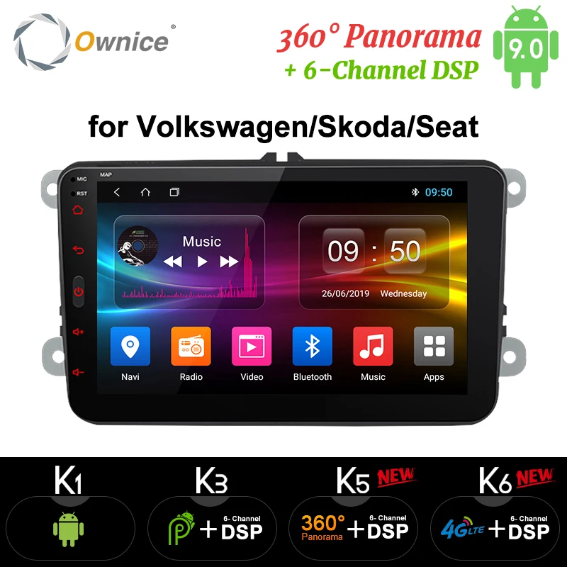Ownice Android 10 hand free bluetooth универсальный 2 Din 4 ГБ 64 DVR OBD Автомобильный радиоприемник