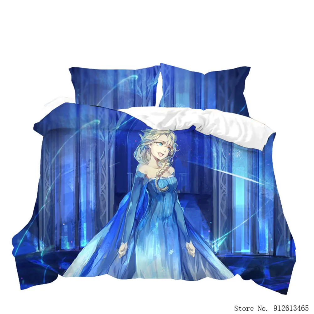 

Disney Frozen Quilt Cover Cartoon Printed Bedding Suit Pikachu Bed Spead Child Kid Bedroom Bed Duvet Cover Bedclothes 2/3pcs Set