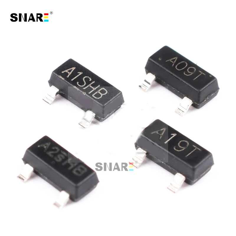 20 шт./лот SMD MOS трубка/транзистор AO3400 SI2301 A1/A2SHB A09T SOT23 | Электронные компоненты и