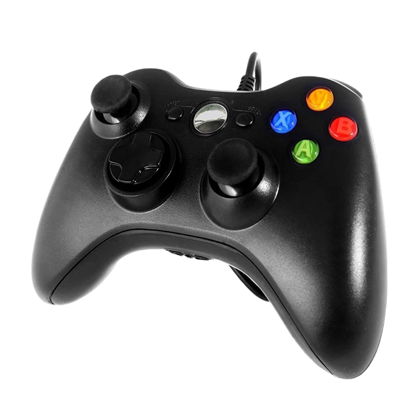 Для X box 360 игровой контроллер USB проводной геймпад с кабелем для Slim Windows PC (Windows XP Vista