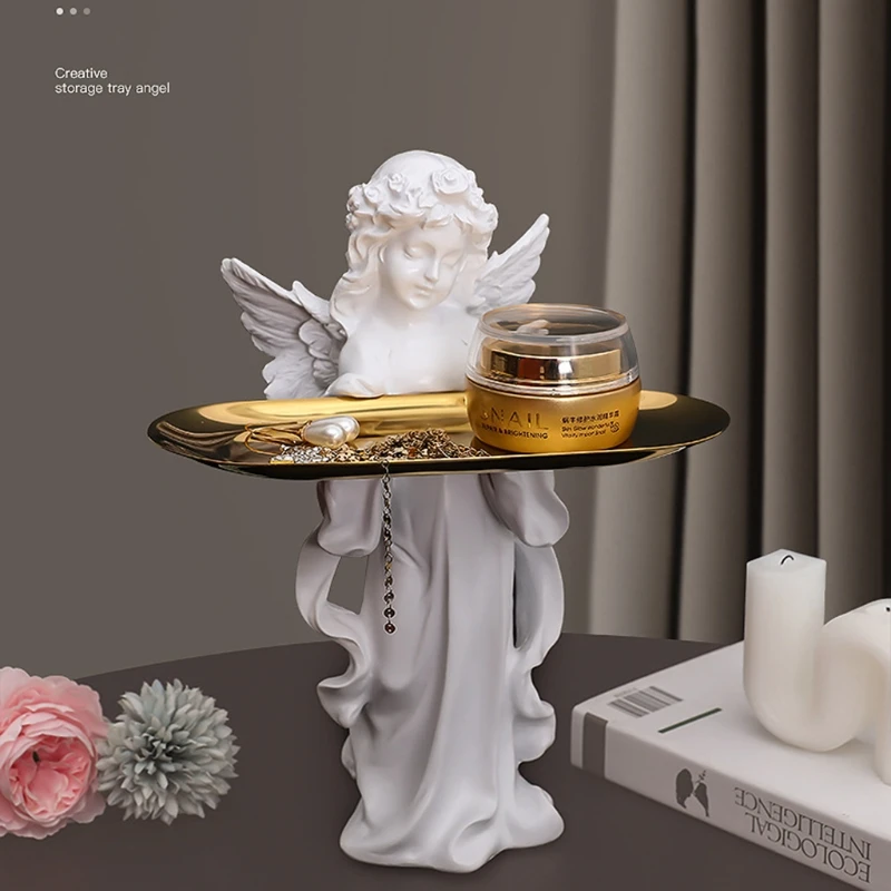 

Молитвенный ангел, орнамент, украшения для дома и офиса, поднос для хранения