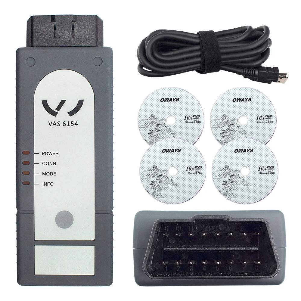 Диагностический сканер VAS6154 V166, Wi-Fi, 6154 FW V1.6.6.0, 6154A