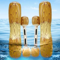 4pcsset swimming pool float game inflatable water sports bumper toys for adult children party gladiator raft kickboard pool toy