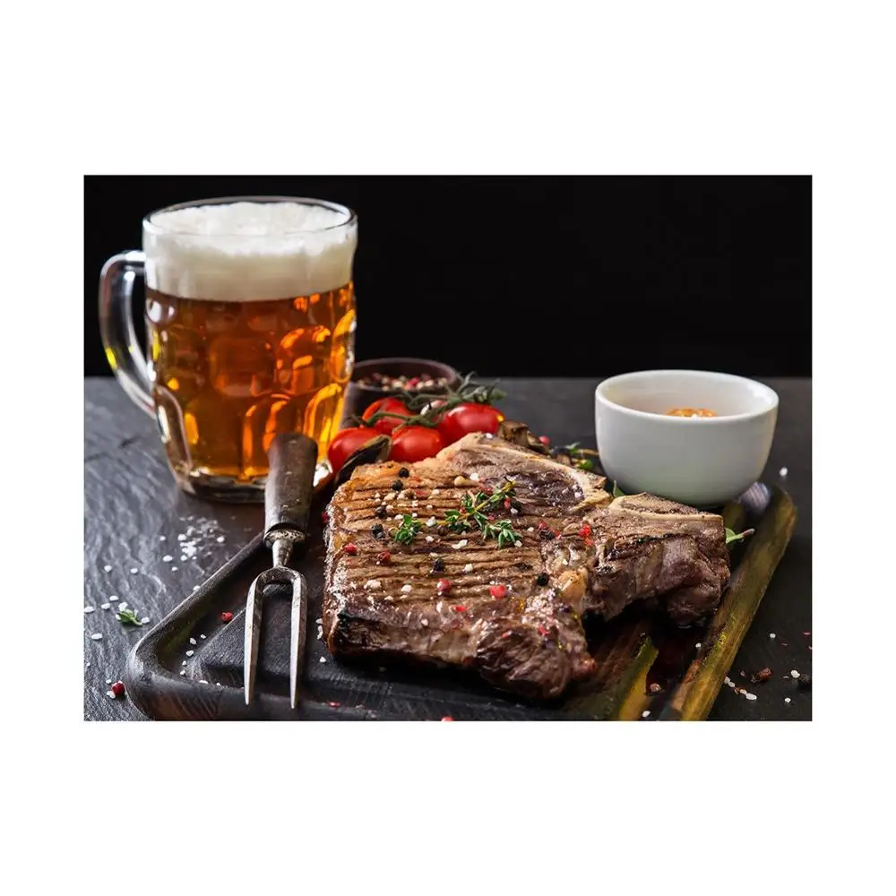 Современные картины по номерам на холсте с изображением еды постеры HD для стейка