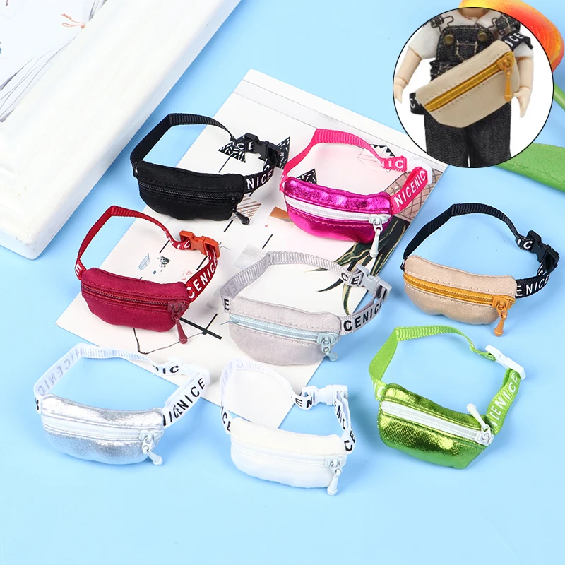 

1/6 1/8 1/12 Dolls bag DIY doll Toys Backpack For Handmand Belt Bag Accessories