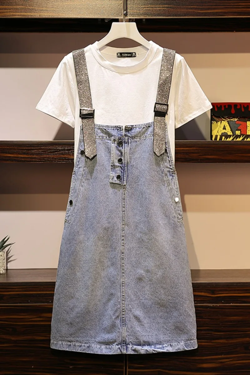 Женский комплект из двух предметов большого размера модель 2020 года летняя