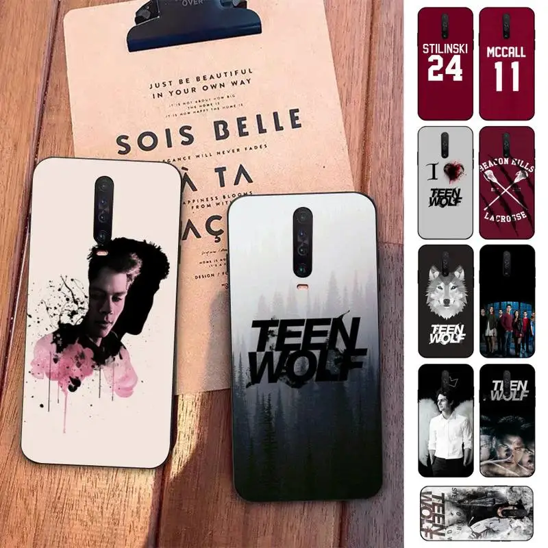 

FHNBLJ Teen Wolf Phone Case for Redmi 5 6 7 8 9 A 5plus K20 4X S2 GO 6 K30 pro