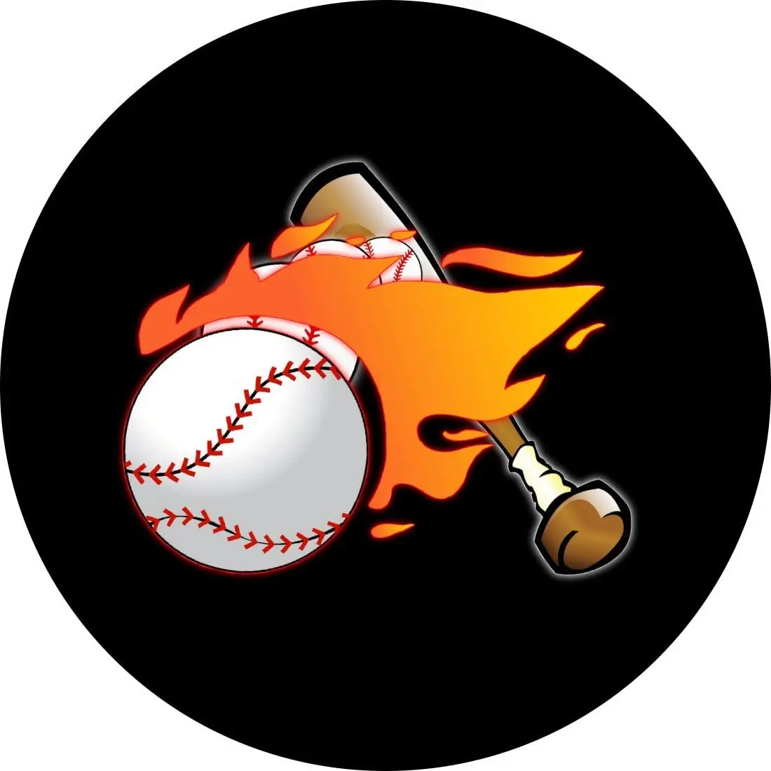 

Hot Baseball Tire Cover 26" - 37"