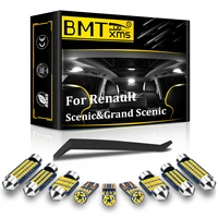 bmtxms canbus indoor light led for renault grand scenic 2 3 scenic x mod mk 2 3 4 2005 2006 2007 2010 2017 2019 accessories kit