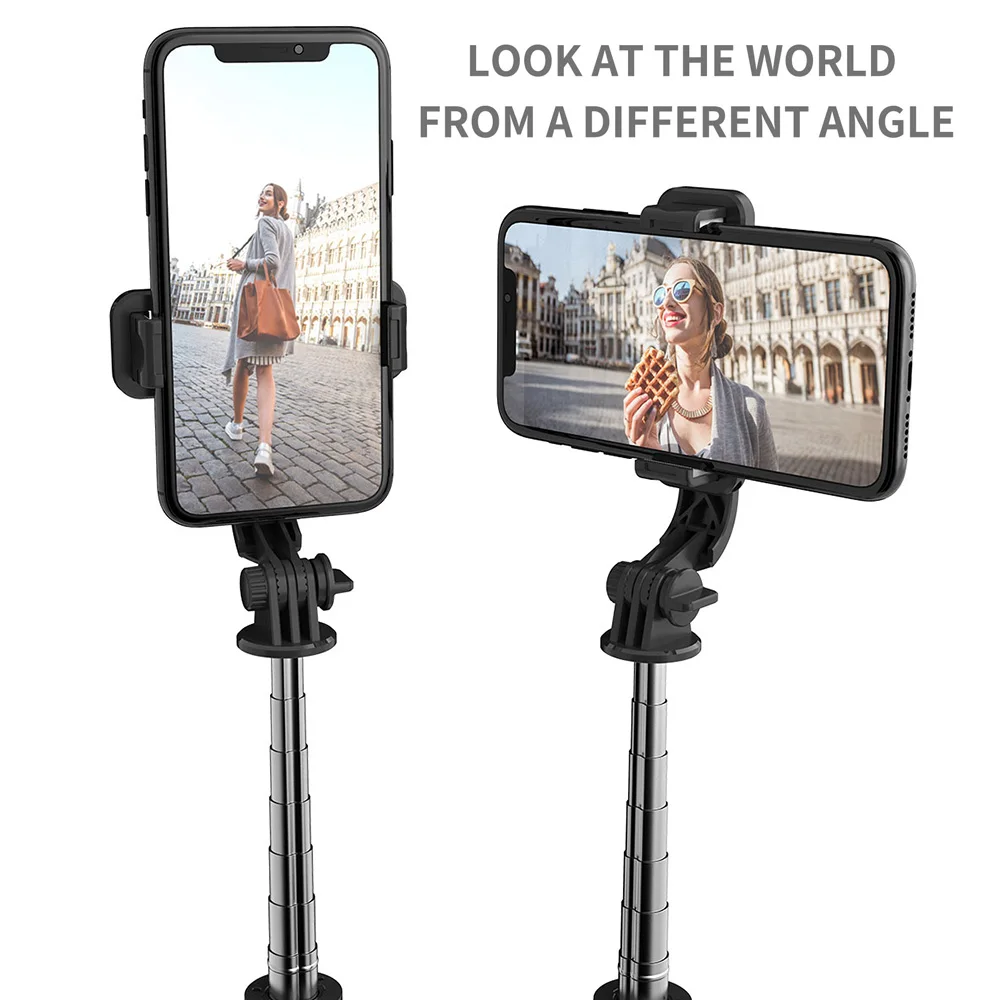 Мини ручной карданный стабилизатор для телефона Беспроводная Bluetooth селфи-палка