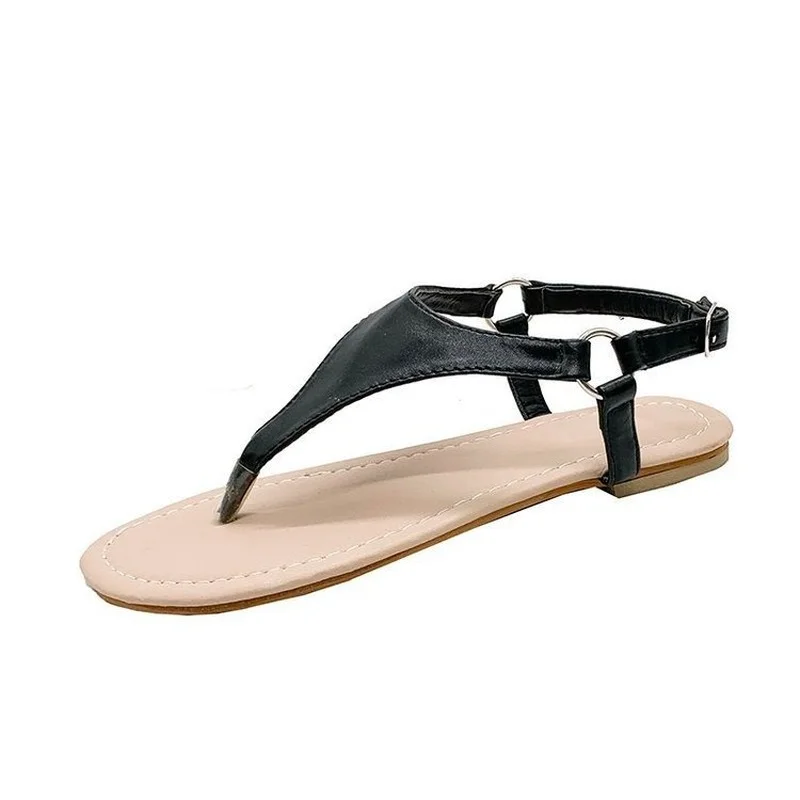 

Sandals Women Summer New Fashion Women's Sandals 2021Casual Flat Flip Beach Buckle Sandals