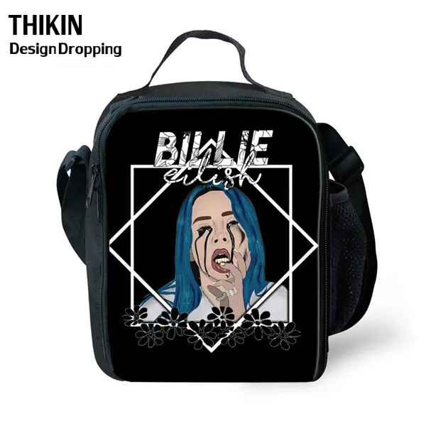 THIKIN Новые 3 шт./набор Billie Eilish школьные сумки для подростков мальчиков и девочек хип-хоп детский школьный рюкзак Rapper Женская Повседневная сумка - Цвет: as picture