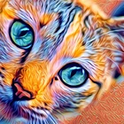 Животное, алмазная вышивка, милый котенок, картина из страз 5D 