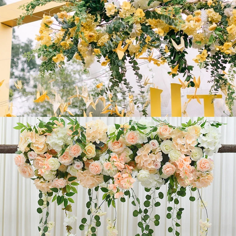 Свадебные арки цветок искуственные цветы для декора ряд фон поддельные swag