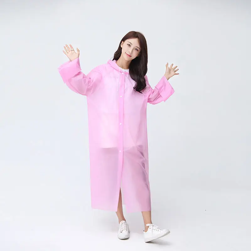 Женский непромокаемый дождевик FGHGF прозрачный из ЭВА для кемпинга |