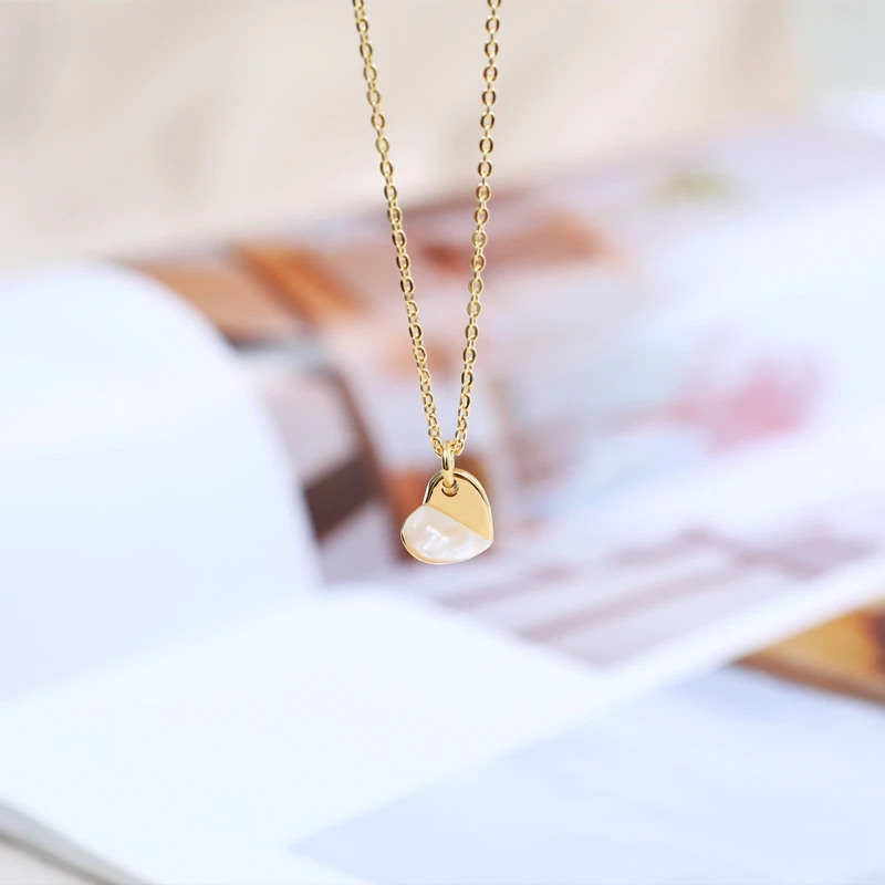 Женское Ожерелье из жемчуга 4-5 мм с подвеской в виде ракушки | Украшения и