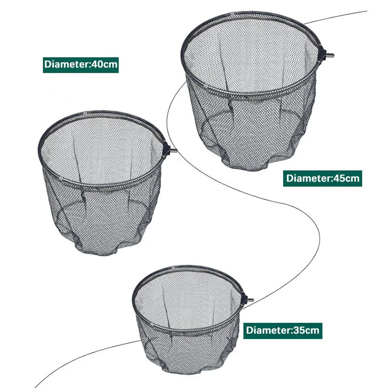 Ручная сетка из алюминиевого сплава 8 мм Винт Складная оцинкованная сеть 35/40/45 см