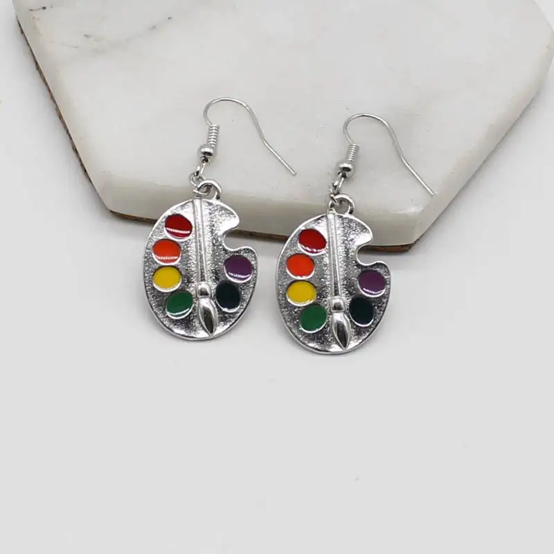 Новые Гламурные серьги в палитре капающие ручной работы художественные модные