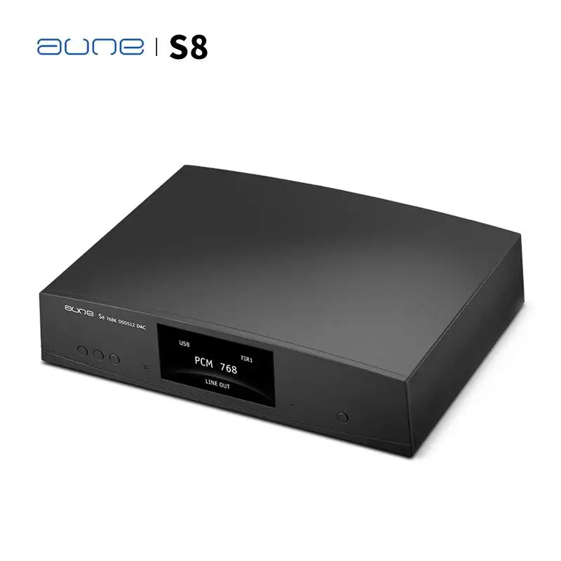 

ЦАП-декодер AUNE S8 Usb DAC Full Innovation, низкофазный шумоподавитель, истинная синхронизация, сфокусированный чип ES9038PRO ASRC, декодер Hi-Fi для музыки