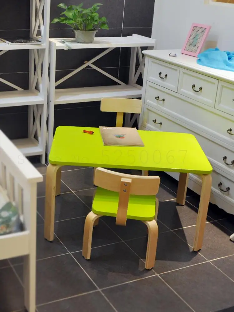 Детские столы и стулья из массива дерева настольная игра для сына Обучающие