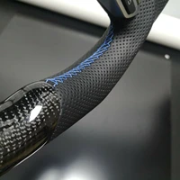 For VW Golf 6 GTI GTD R MK6 Jetta GLI Scirocco Replacement Carbon Fiber Steering Wheel Trim