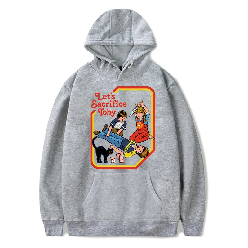 

Толстовка мужская с Сатаной, Свитшот со сатанизмом, инопланетянином, демоном, мрачной смертью, страшный смешной жнец, пуловер с психоделиче...