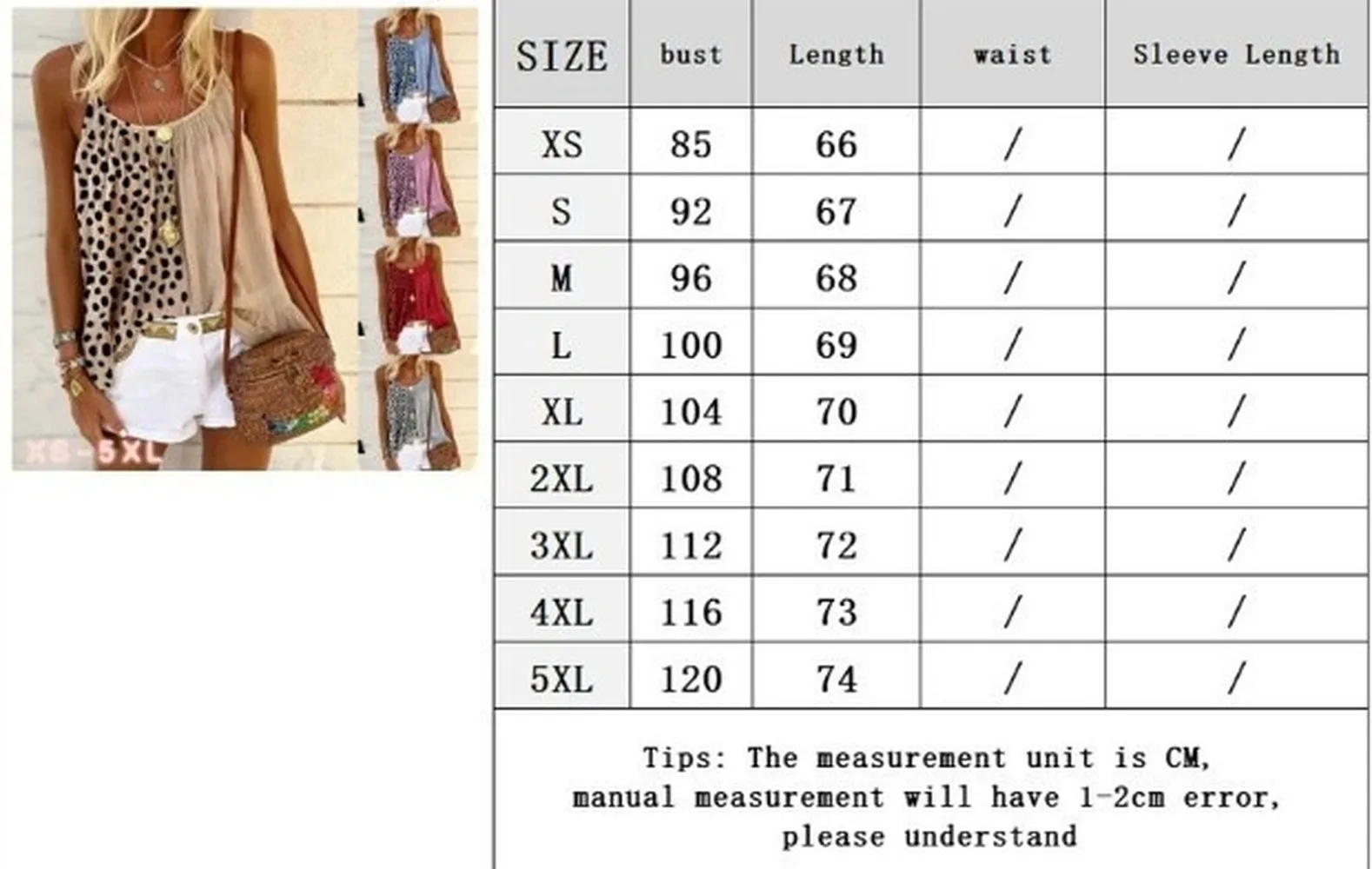 

Plus Size Camis Women Summer Fashion Leopard Print U-neck Ruffled Hem Stitching Polyester Casual Womens Tank Top Lugentolo