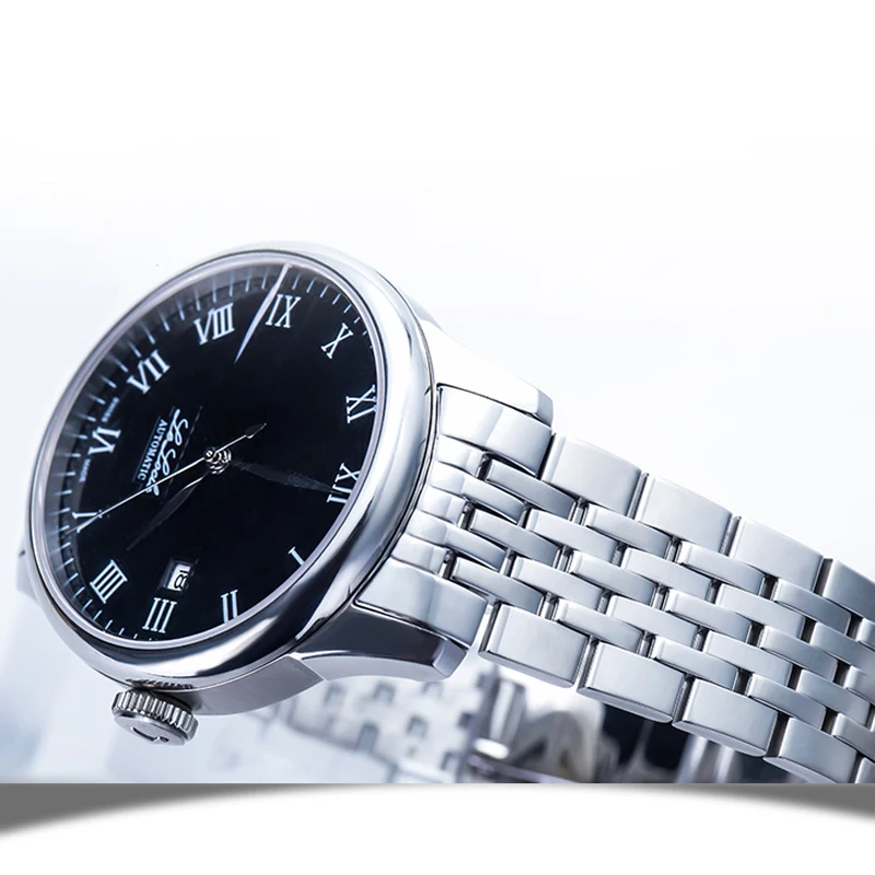 Stainless Steel Metal Watch Band Strap for Men Luxury Silver Polished Watchband Suit for Tissot Le Locle Replacement Bracelet