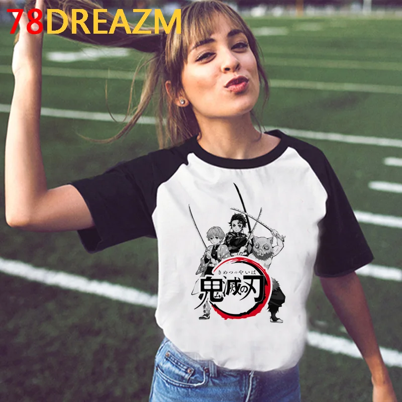 

Demon Slayer Kimetsu No Yaiba t-shirt t shirt female tumblr couple clothes grunge graphic tees women t-shirt top tees kawaii