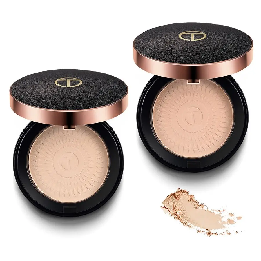 Пудра для макияжа лица 3 цвета полное покрытие водостойкая Длительное Действие