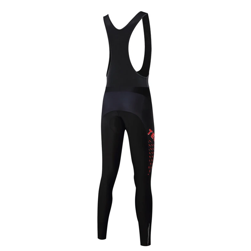 

Teleyi Winter Thermal Fleece Men Cycling Pants Mountain Bike Fabric Black Tight Trousers MTB Pro Bib Pants Culotte Ropa Ciclismo