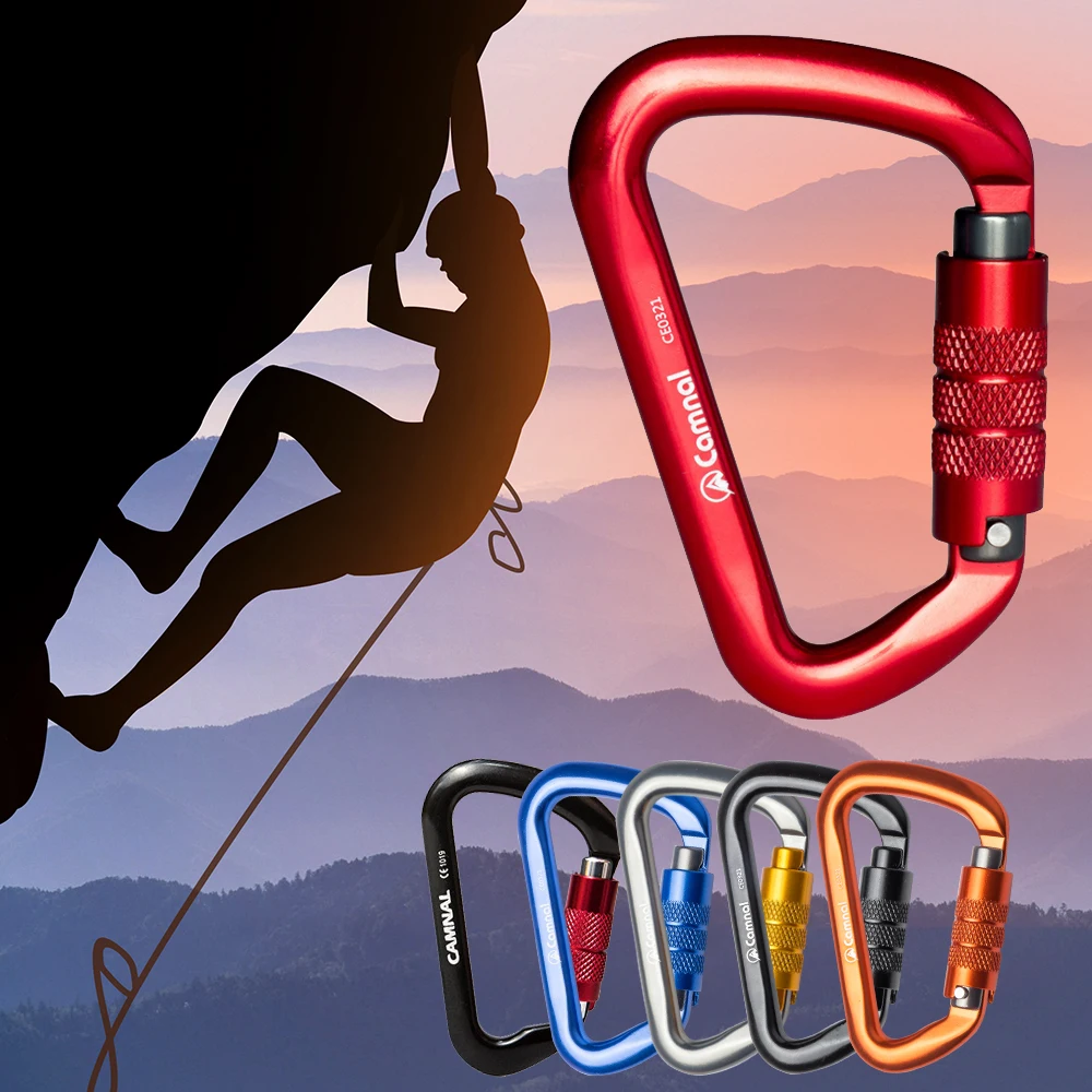 Альпинистский крюк для рюкзака Карабин зажим Авто замок d образный брелок