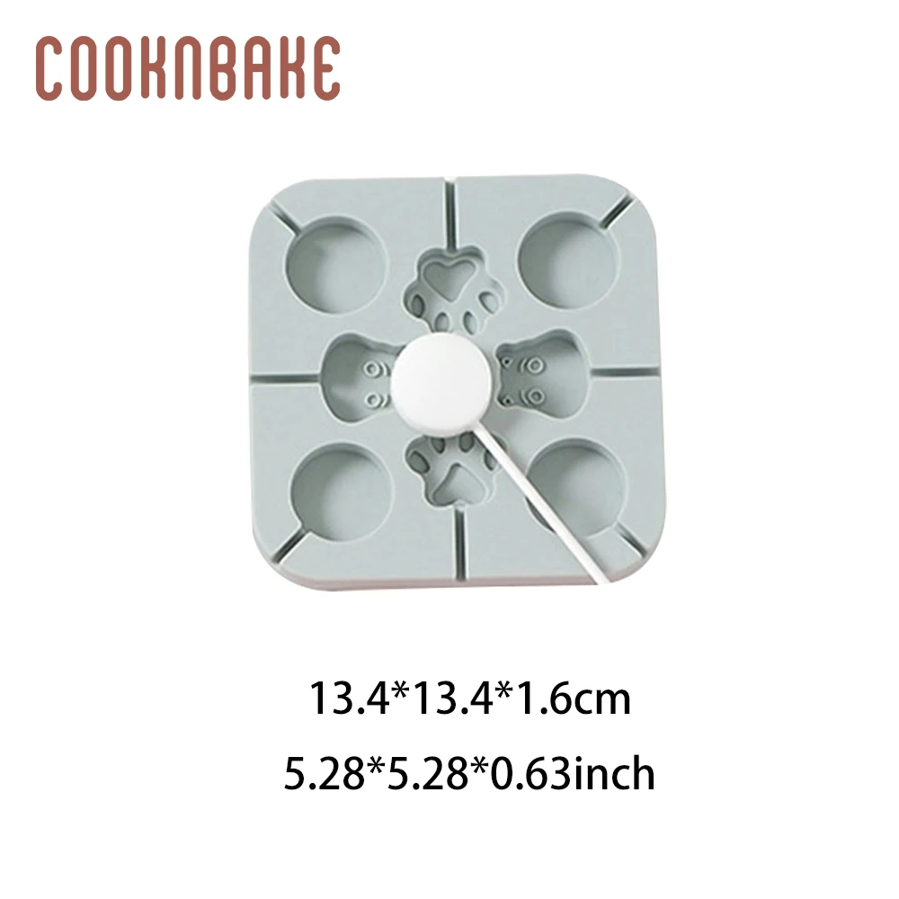 CDY-290 COOKNBAKE силиконовая форма для леденцов, конфет, Круглый Шоколадный леденец, форма для выпечки, силиконовая форма для льда, клейкий торт из желе, украшение, сделай сам - Цвет: CDY-290
