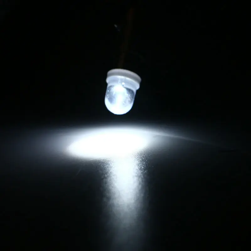 100x6V 6 3 V DC белый светильник 11 T4W BA9S H6W 1895 1SMD Светодиодная лампа для пинбола|Система