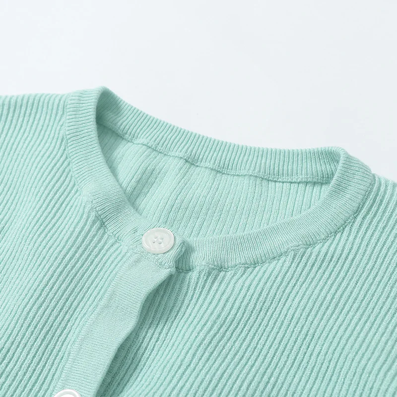 Taew same sweater 2020 new women's lazy style slim cardigan medium length tapered Knitted Top autumn |