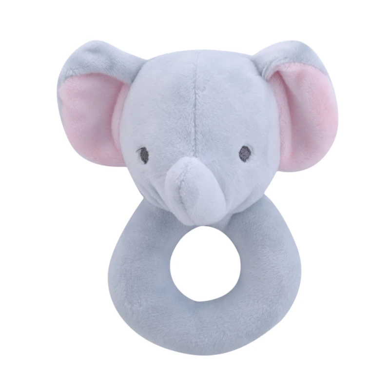 

Fawn Shape Baby Handbell Toy Cartoon Animal Hanging Ring Rattle Hand Bell Baby Child Plush Toy Children Gift